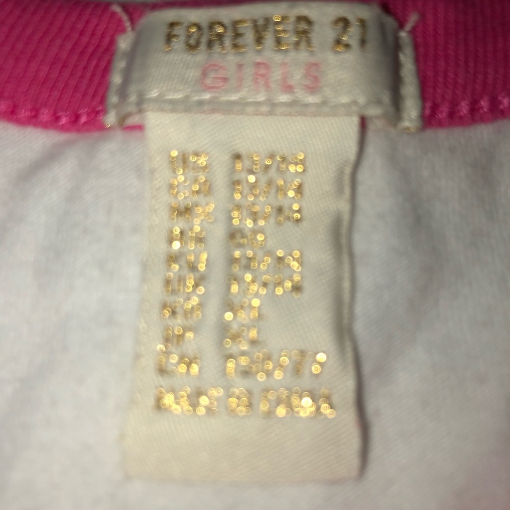 Three adorable shirts from forever 21. Girls size 13/14.  All in good condition. - Picture 7 of 16